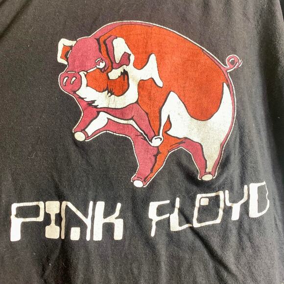 1977 PINK FLOYD Animals Tour double sided single stitch graphic tee shirt L Pig - Picture 1 of 7